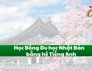 Học bổng du học Nhật Bản bằng hệ Tiếng Anh  2025 - Cơ hội toàn phần