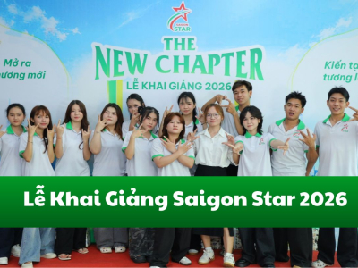 Lễ Khai Giảng Saigon Star 2026 – The New Chapter Đáng Nhớ